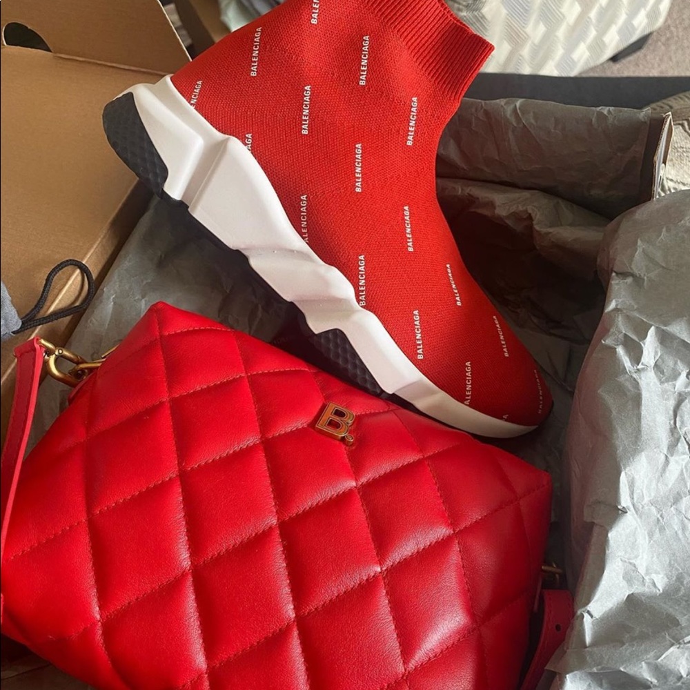 Balenciaga sneakers and bag